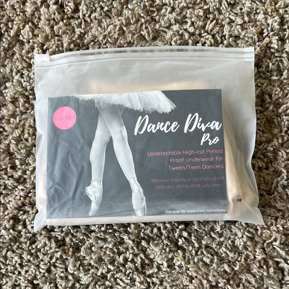NWT! Dance Diva Pro Undetectable High-Cut Period Proof Underwear